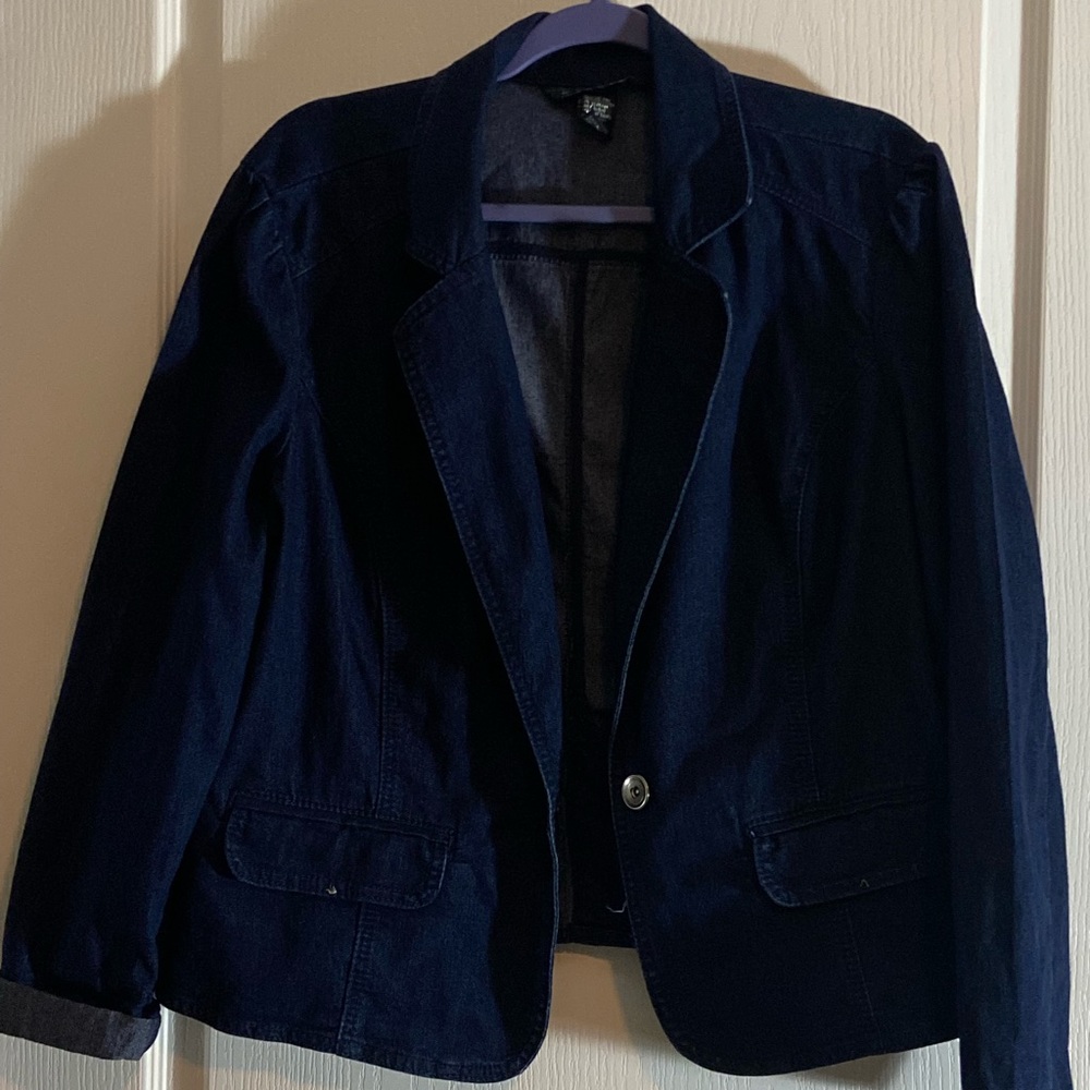Dark Denim Blazer
